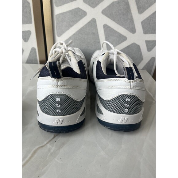 New Balance Shoes Men White Leather Athletic Shoes MX855 WN Sz 14 D Sneakers main image 12